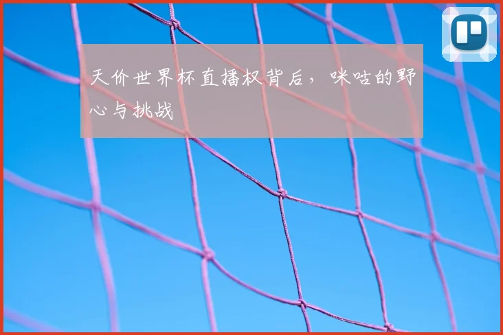 天价世界杯直播权背后,咪咕的野心与挑战